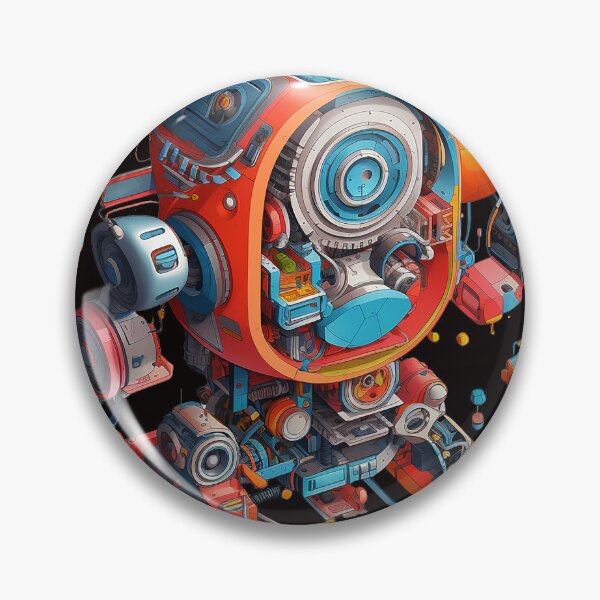 Item preview, Robot Isometric View designed and sold by WallGarden.