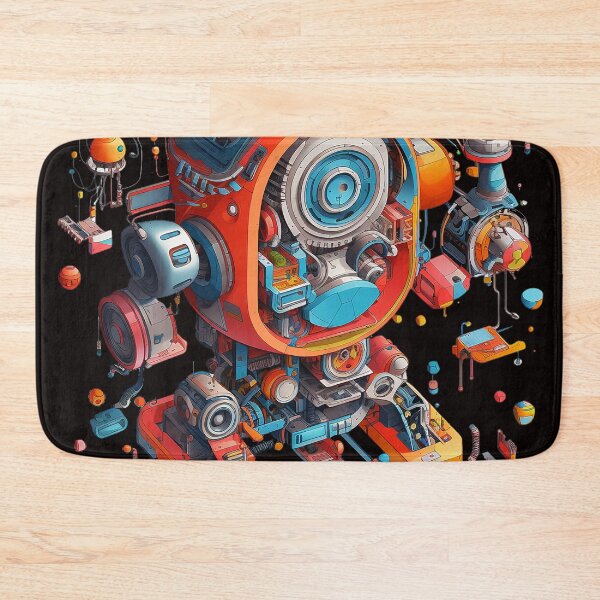 Item preview, Robot Isometric View designed and sold by WallGarden.