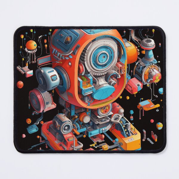 Item preview, Robot Isometric View designed and sold by WallGarden.