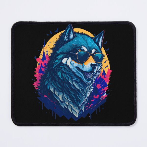 Item preview, The Hipster Wolf Wearing Sunglasses designed and sold by MotivateMode.