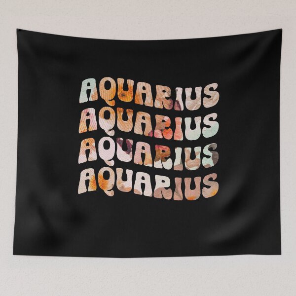 Item preview, Aquarius Retro  designed and sold by MyStarSign.