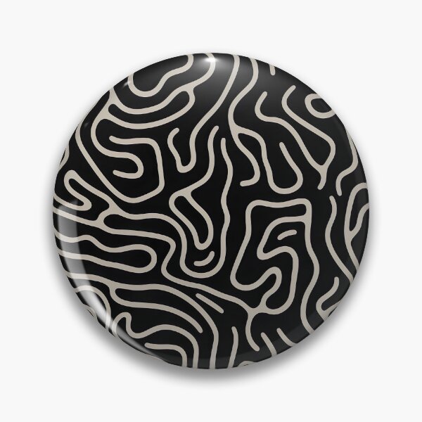 Item preview, Monochromatic Mystique - Abstract Line Art in Black and White designed and sold by vadimcarazan.