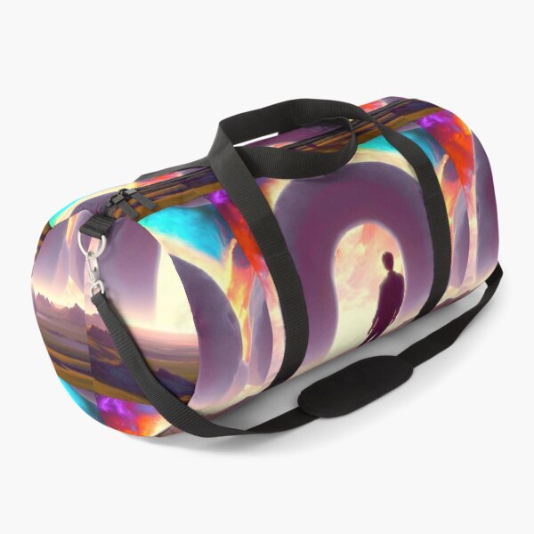 Item preview, The surreal landscape of a man standing in front of a portal to another dimension designed and sold by JaroDesign2023.