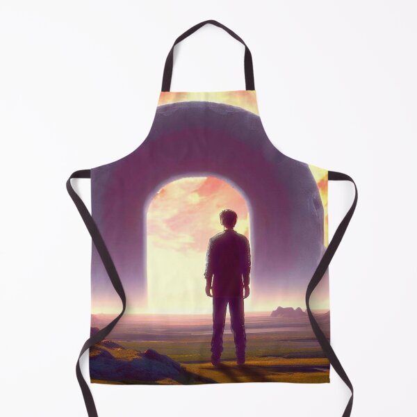 Item preview, The surreal landscape of a man standing in front of a portal to another dimension designed and sold by JaroDesign2023.