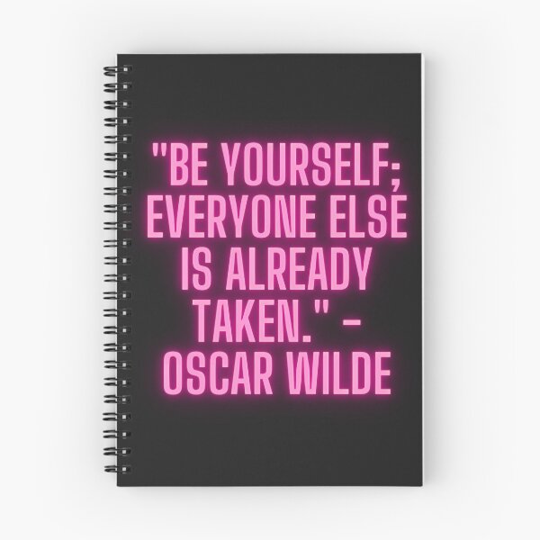 Item preview, "Be yourself; everyone else is already taken." - Oscar Wilde  designed and sold by rufus18q.
