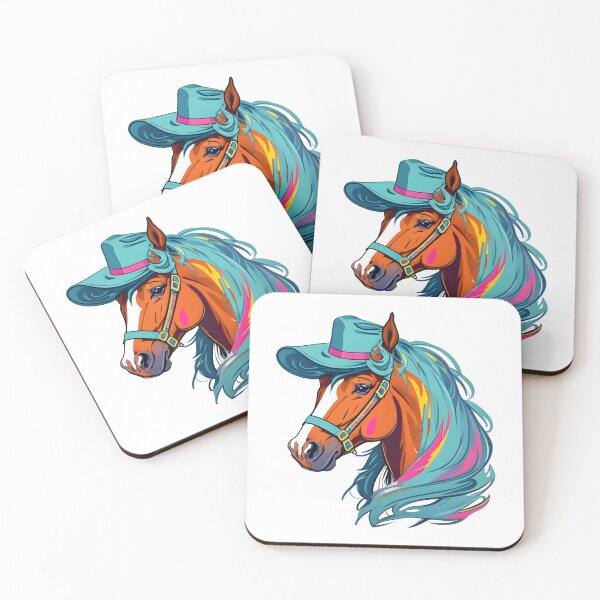 Item preview, Colorful Horse with Hat designed and sold by Islandadora.