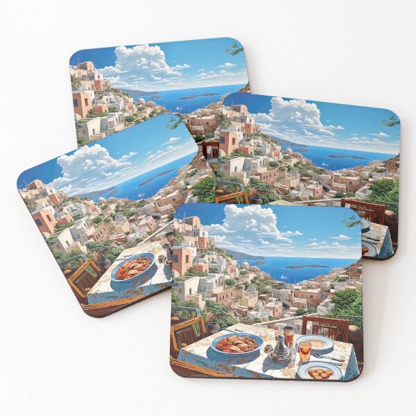Item preview, Having dinner on the Mediterranean coast designed and sold by iguananick.