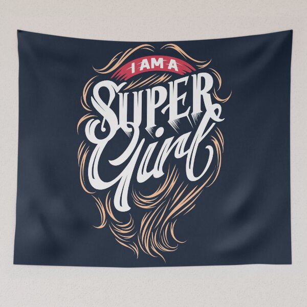 Item preview, i am a super girl designed and sold by FreeJersey.