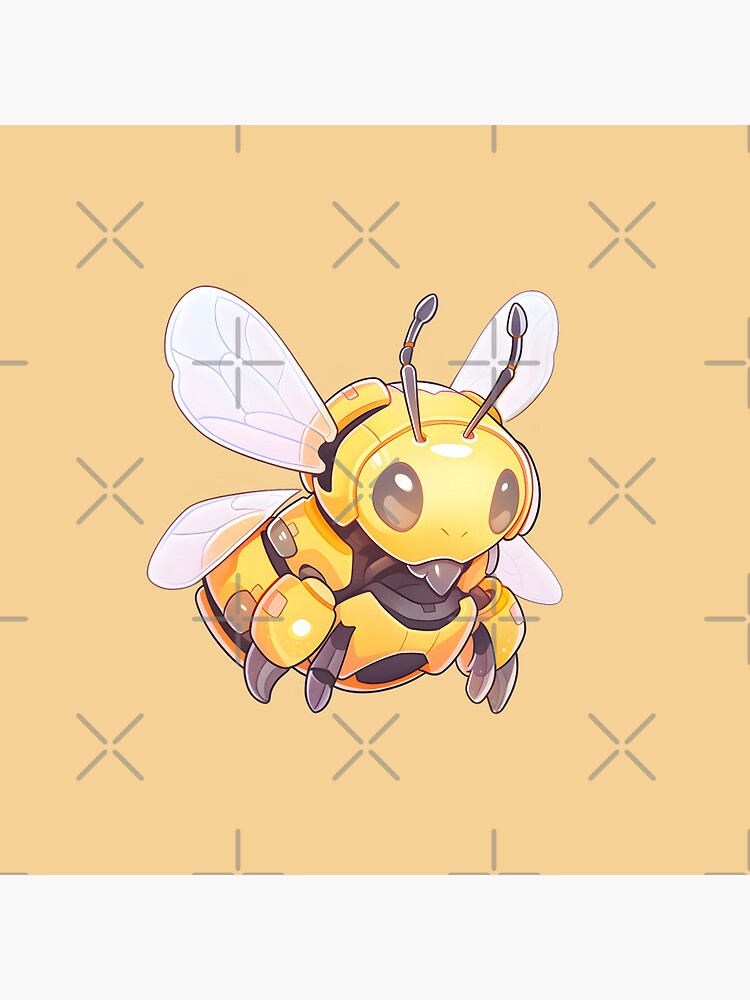 Premium Photo | Anime character dressed in bee costume with backpack and  bees generative ai