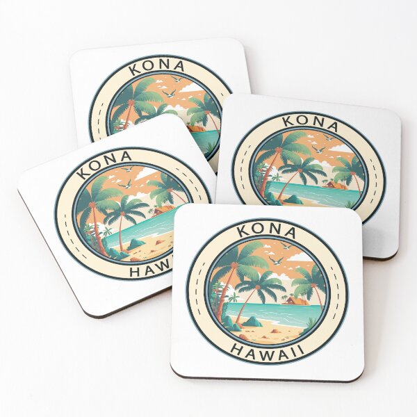 Item preview, Kona Hawaii Hut Badge designed and sold by KrisSidDesigns.