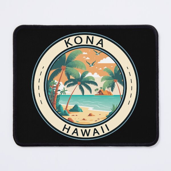 Item preview, Kona Hawaii Hut Badge designed and sold by KrisSidDesigns.