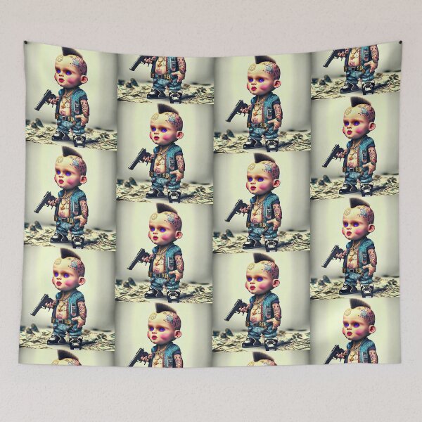 Item preview, Blue eyed gangster designed and sold by glittercuts.