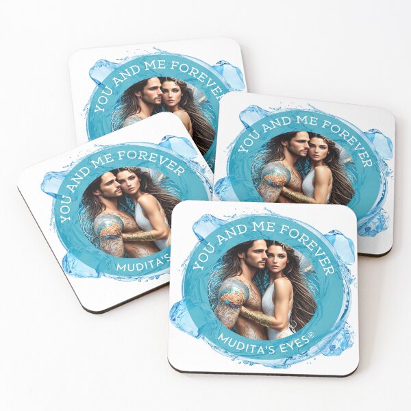 Item preview, Atlantis " You and me forever" Divine Goddess & Queen Soulmates Couple Sticker designed and sold by MuditasEyes.