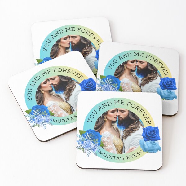 Item preview, Beautiful" You and me forever" Divine Goddess & Queen Soulmates Couple Sticker designed and sold by MuditasEyes.