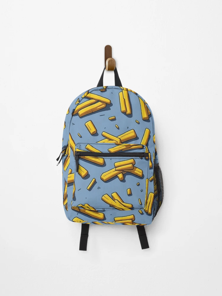 Thumbnail 1 of 3, Backpack, French Fries Pattern designed and sold by EBESIGN.