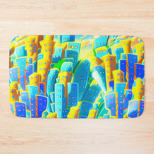 Item preview, Cartoon Cityscape designed and sold by Glenbobagins.