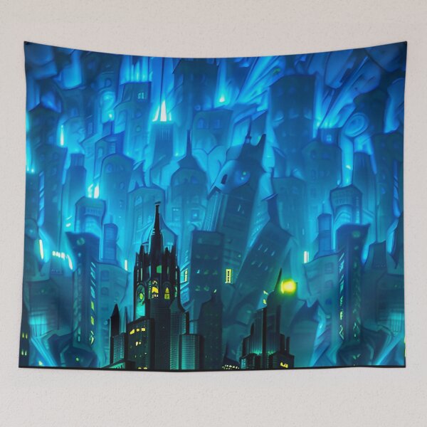 Item preview, Spooky Cityscape designed and sold by Glenbobagins.