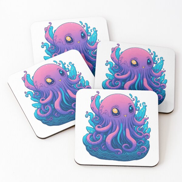 Item preview, Aquatic Delight, The Smiling Octopus that Will Make You Laugh designed and sold by EnzoGatti.