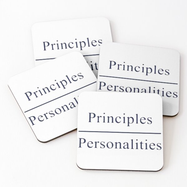Item preview, Principals Over Personalities  designed and sold by SoberTeeCo.