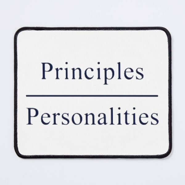 Item preview, Principals Over Personalities  designed and sold by SoberTeeCo.