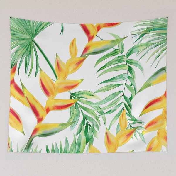 Item preview, Bird of Paradise Floral Pattern designed and sold by printguys.