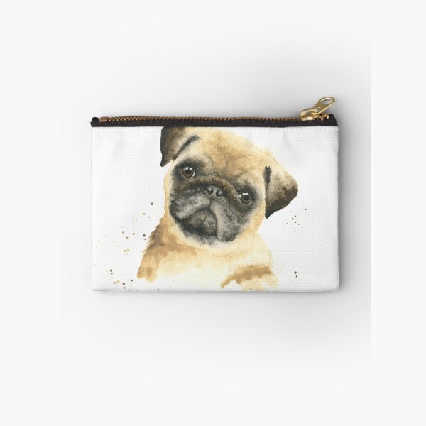 Item preview, Pug watercolour art designed and sold by Lianne Marie.