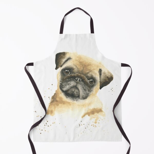 Item preview, Pug watercolour art designed and sold by Lianne Marie.