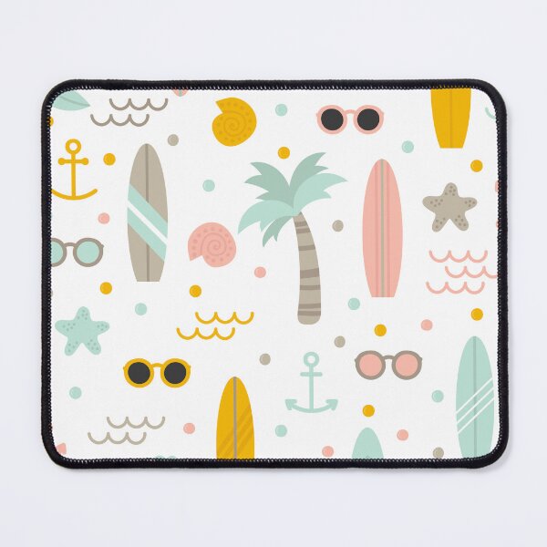 Item preview, Beach Nautical Coastal Seamless Pattern designed and sold by printguys.