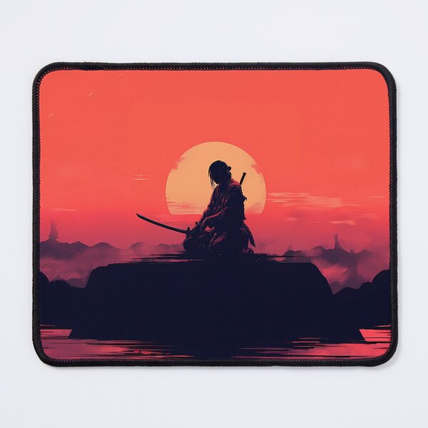 Item preview, SUNDOWN SAMURAI Graphic Art Print pullover sweatshirt and t-shirt  designed and sold by LongVibes.