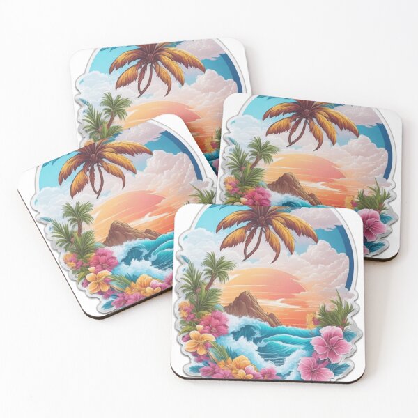 Item preview, majestic palm tree in digital painting designed and sold by HAMDY-art.