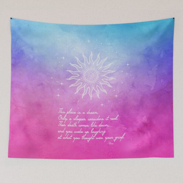 Item preview, Cosmic Rumi Quote - Free Your Mind - This Place is a Dream designed and sold by Trish Dish.