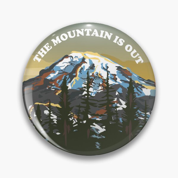 Item preview, The Mountain is Out (Circle) designed and sold by Duane Montague.