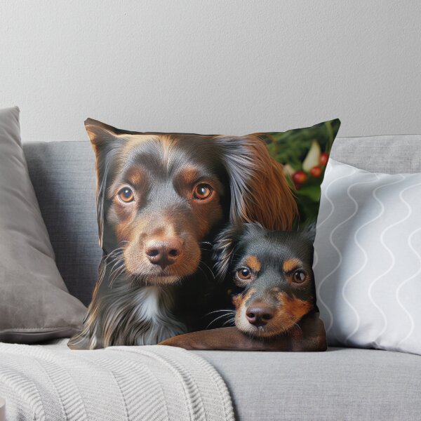 Item preview, Dog mother and baby designed and sold by Stroka-AI-Art.