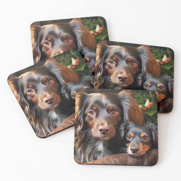 Item preview, Dog mother and baby designed and sold by Stroka-AI-Art.