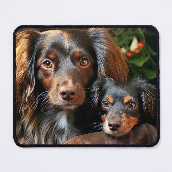 Item preview, Dog mother and baby designed and sold by Stroka-AI-Art.