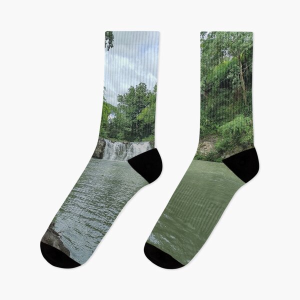 Item preview, Tropical lagoon and waterfall in the middle of the forest in Costa Rica designed and sold by LuisAl1600.