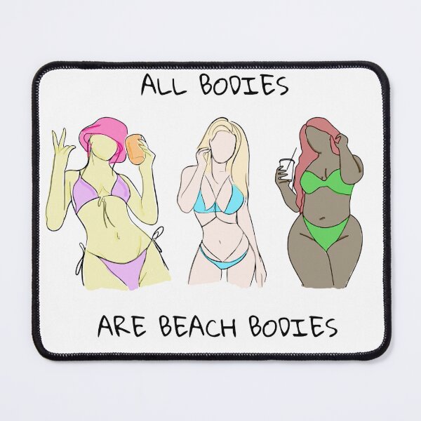 Item preview, BEACH BODY POSITIVITY ART  designed and sold by U-mule.