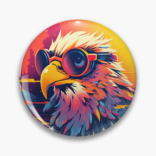 Item preview, Eagle wearing black glasses designed and sold by Birdossnwa.