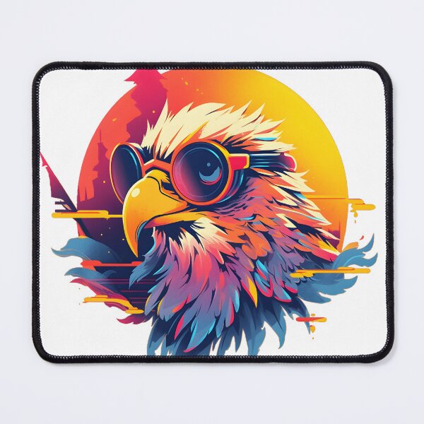 Item preview, Eagle wearing black glasses designed and sold by Birdossnwa.
