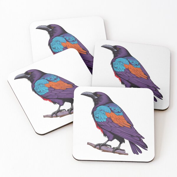 Item preview, Crow Perched on a Branch designed and sold by Islandadora.