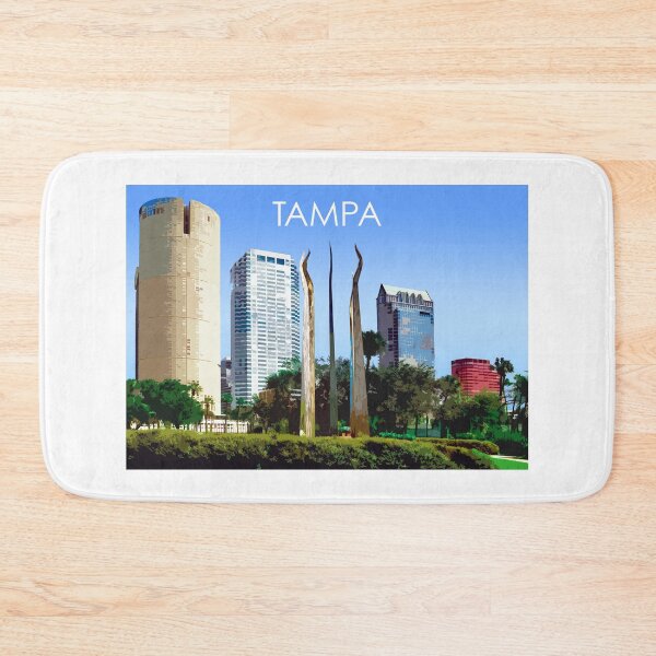 Item preview, Tampa, Florida, USA, Print designed and sold by summattodraw.