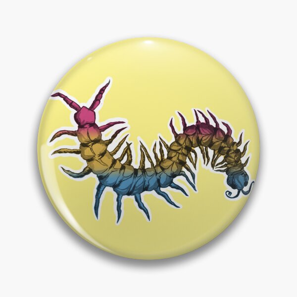 Item preview, Pansexual Pan Pride Centipede Ink Design designed and sold by felixgothcat.