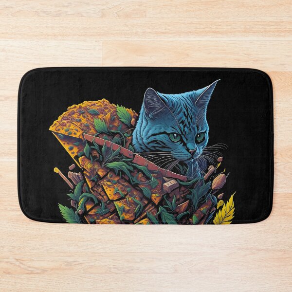 Item preview, Hemp-Infused Delights: The Pizza Cat Creation designed and sold by MindWave THC.