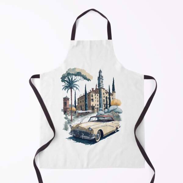 Item preview, retro Italian landscape vintage designed and sold by HAMDY-art.