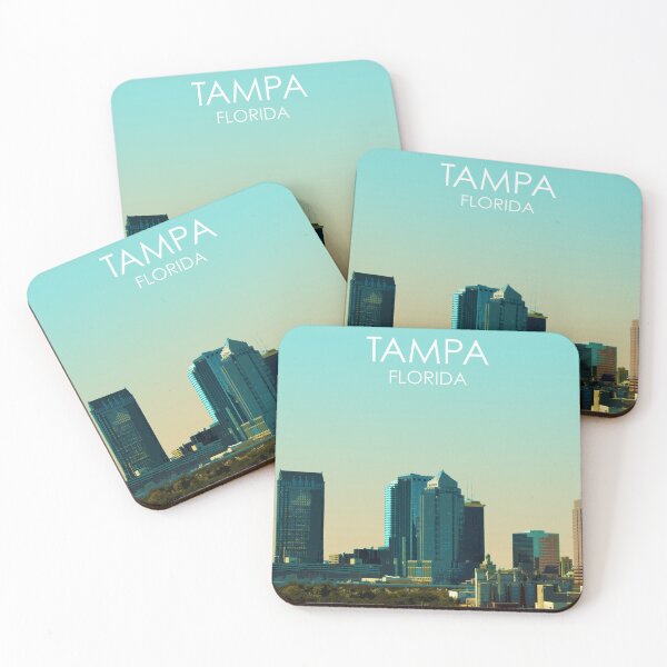 Item preview, Tampa, Florida, USA, Print designed and sold by summattodraw.