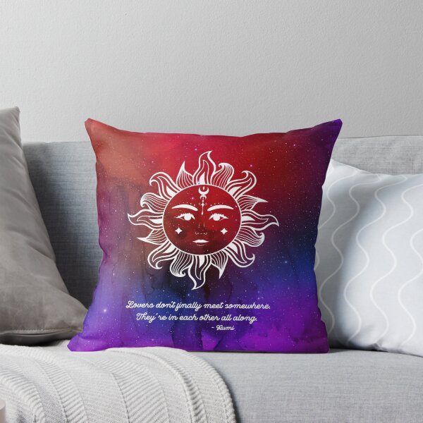 Item preview, Cosmic Rumi Love Quote - Lovers don't finally meet somewhere. They're in each other all along. designed and sold by Trish Dish.