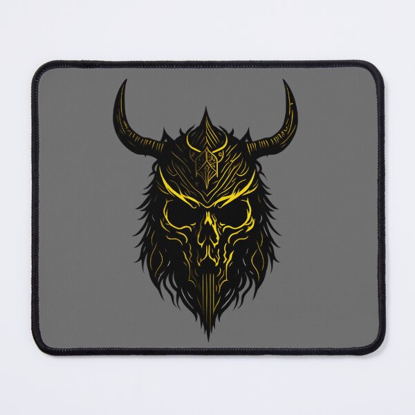 Item preview, Viking helmet with yelow and black patterns. designed and sold by CultureRobot.