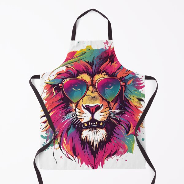 Item preview, Lion, big, wearing glasses designed and sold by Birdossnwa.