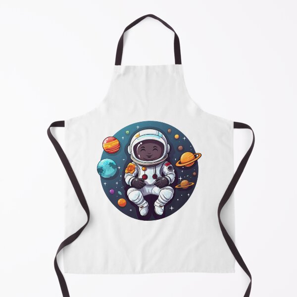 Item preview, Cute Astronaut in Space with Planets designed and sold by ladysticky.