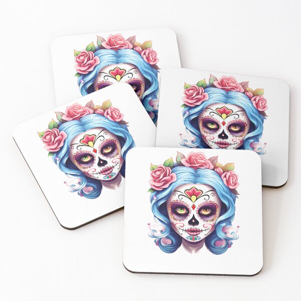 Artikelvorschau, SUgar Skull Girl entworfen und verkauft von tropicaltee.